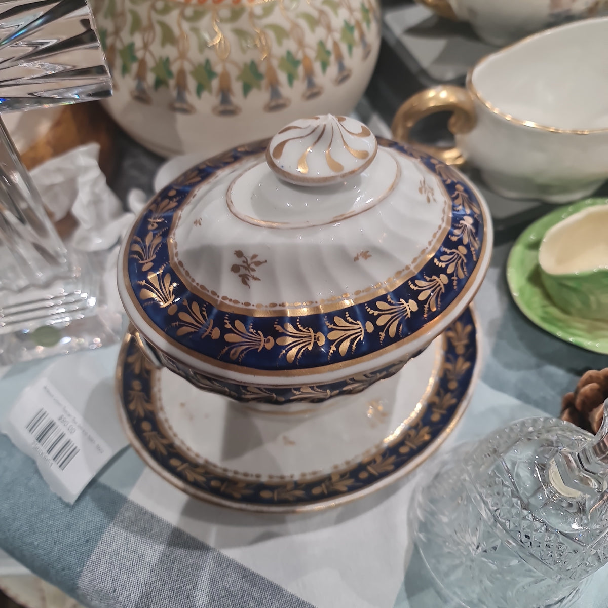 Frist period Royal Worcester Canister with Lid