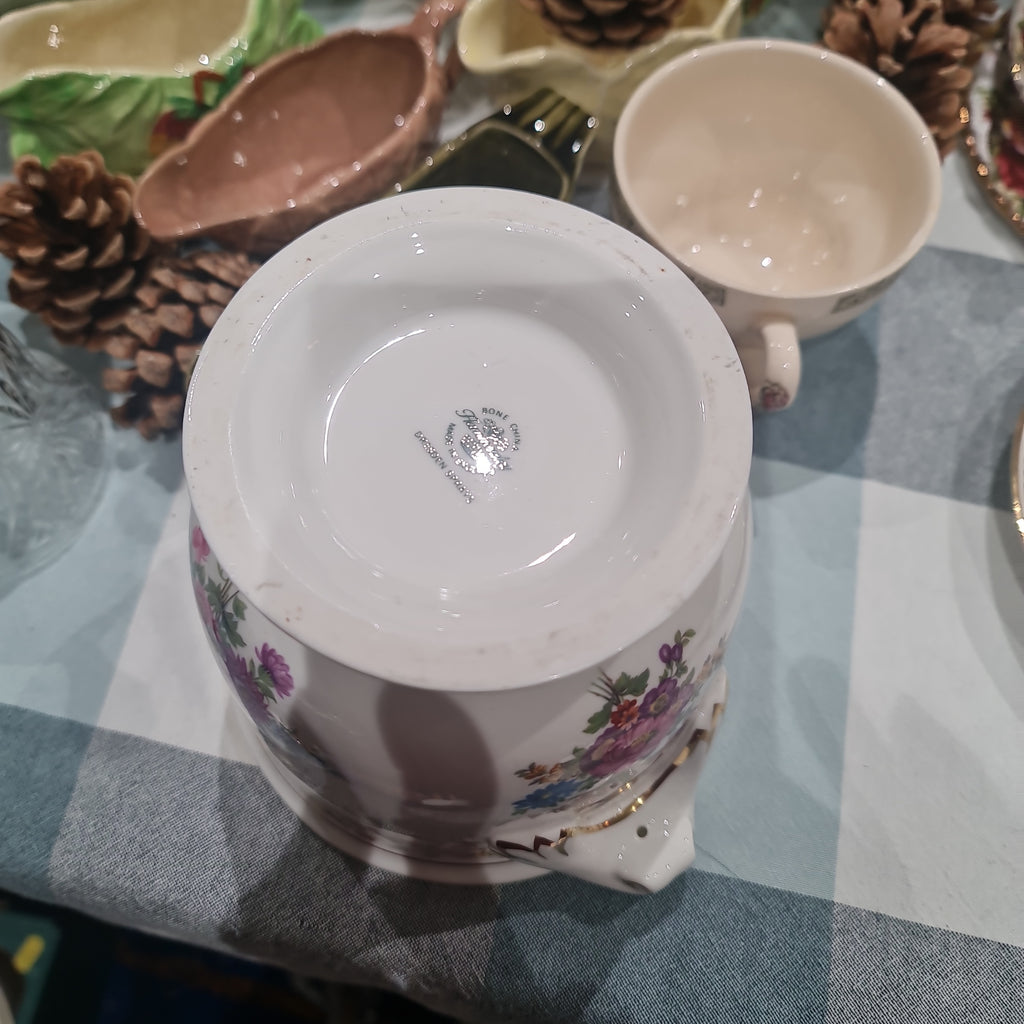 Rare Hammersley Dresden Spray flower pot 13 cm tall