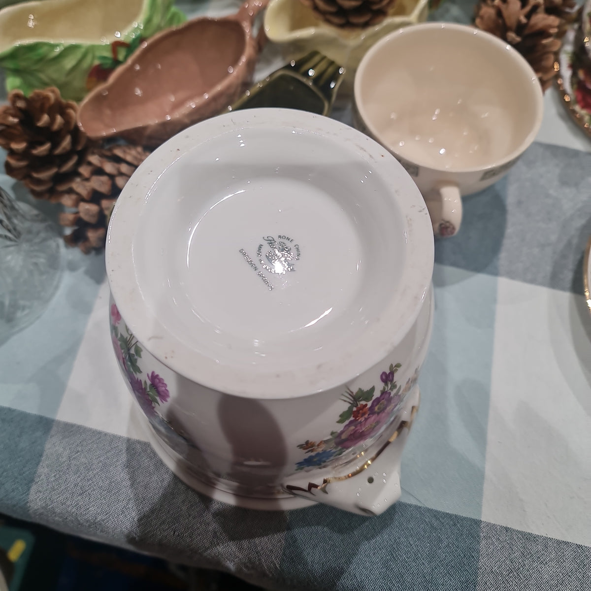 Rare Hammersley Dresden Spray flower pot 13 cm tall