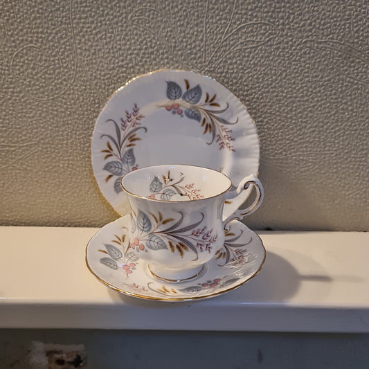 Paragon Sonata Tea Set Trio Fine bone china