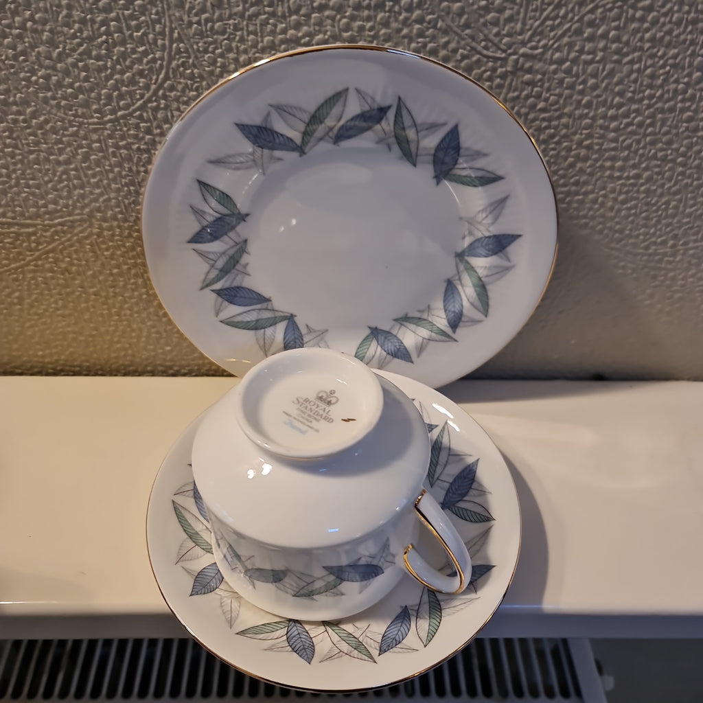 Royal Standard Tea set trio fine bone china