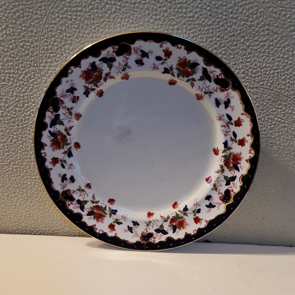 Regal pottery 23cm plate x 6  with crazing and 1 with chip on edge