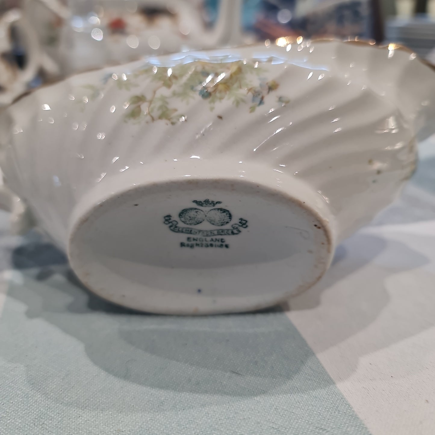 English Antique gravy boat