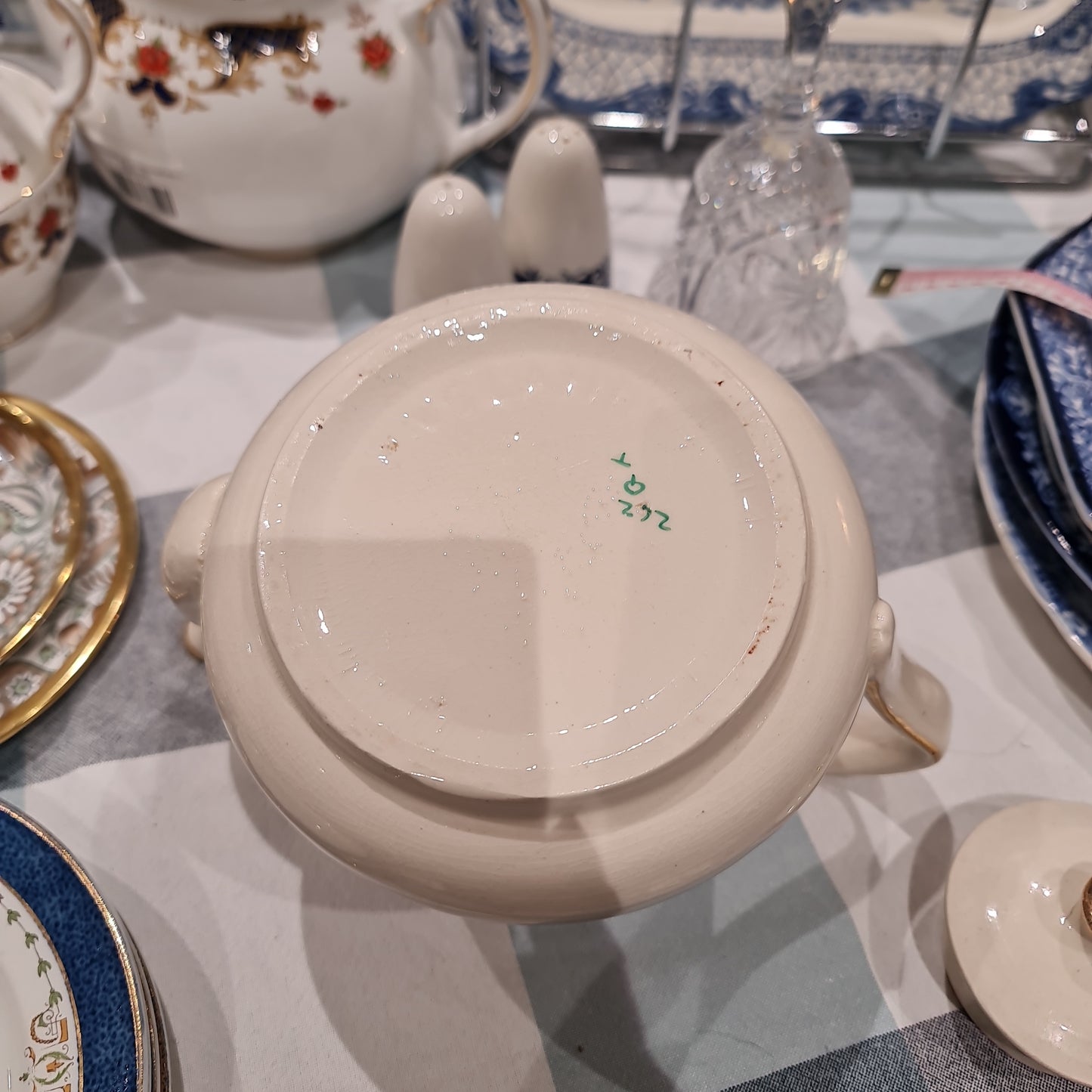Vintage handpainted tea pot