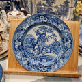 Staffordshire Transferware Dinner Plate, Piping Shepherd, c.1820-With repair