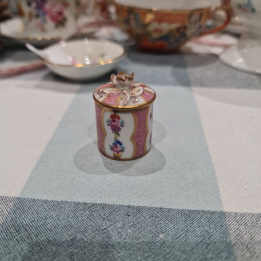 German dresden mini canister with lid