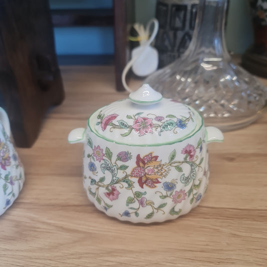 Minton Haddon Hall sugar bowl with lid