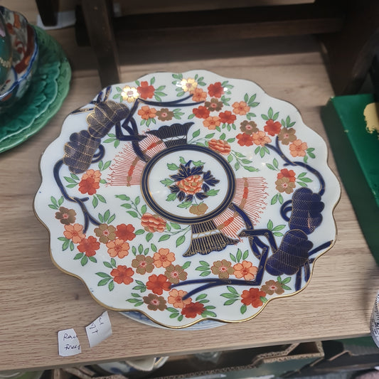 Coalport 19th century imari plate - minor chip on edge