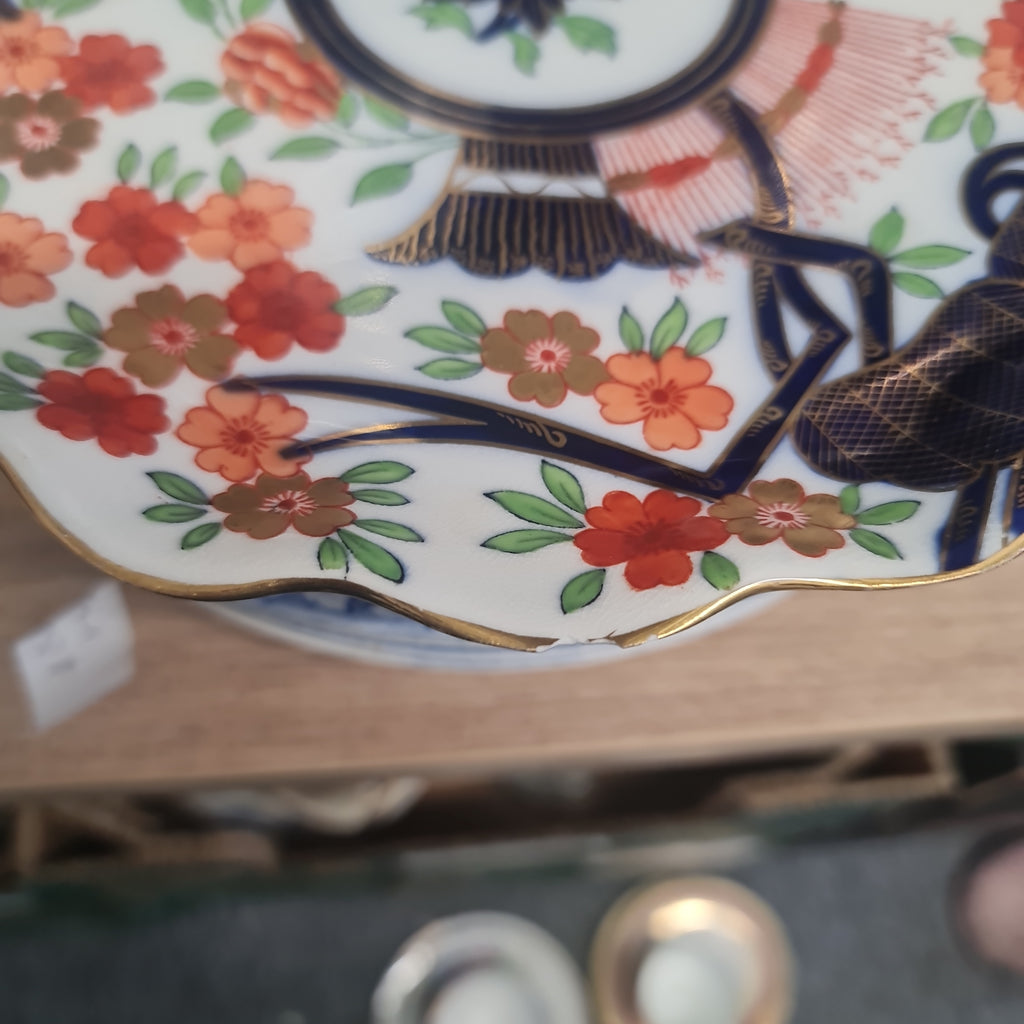 Coalport 19th century imari plate - minor chip on edge