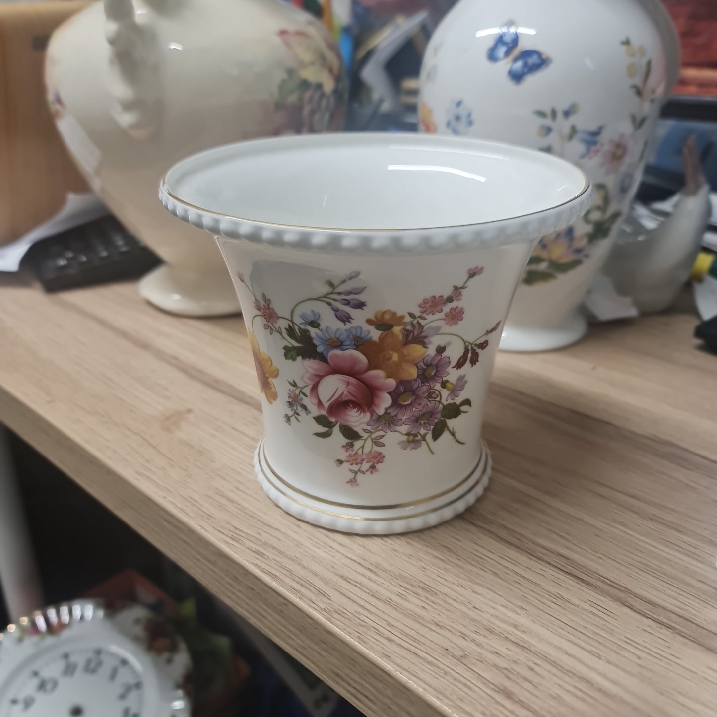 Royal Crown Derby  Derby Posies plant pot