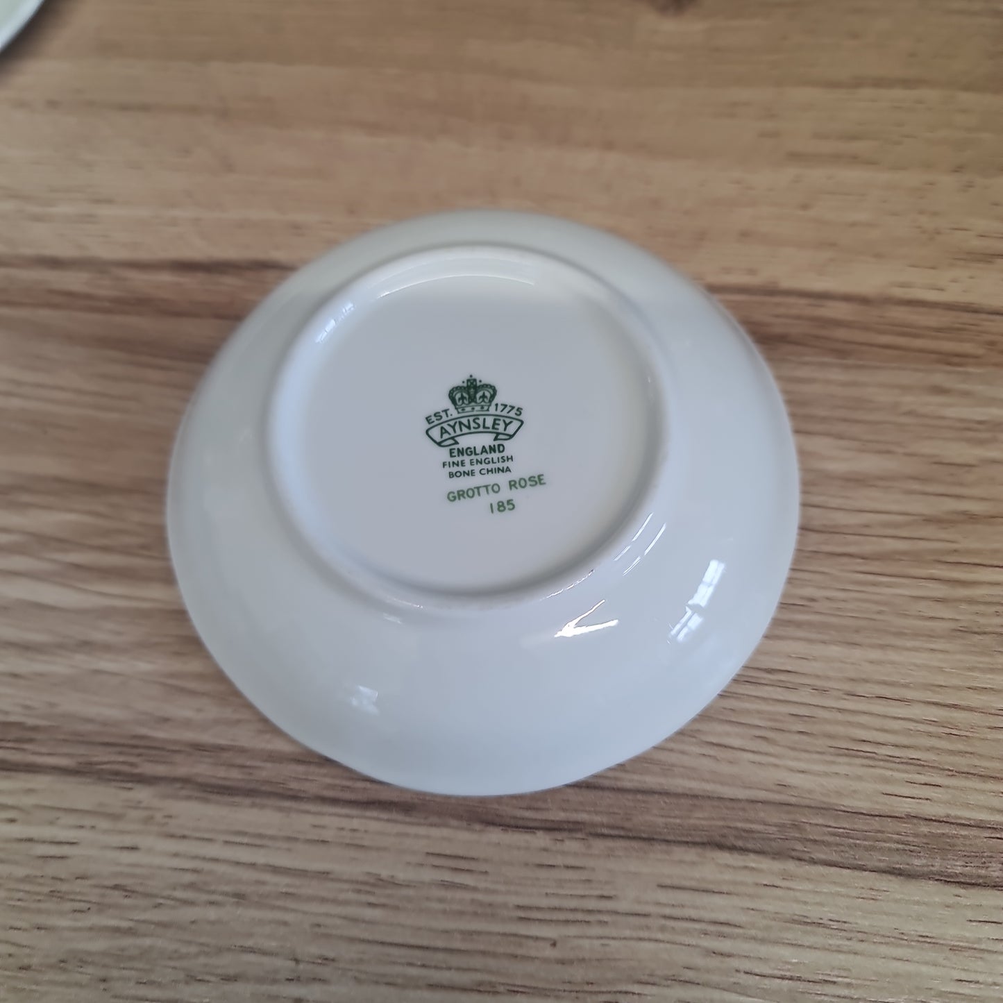 Aynsley Grotto Rose tinket dish