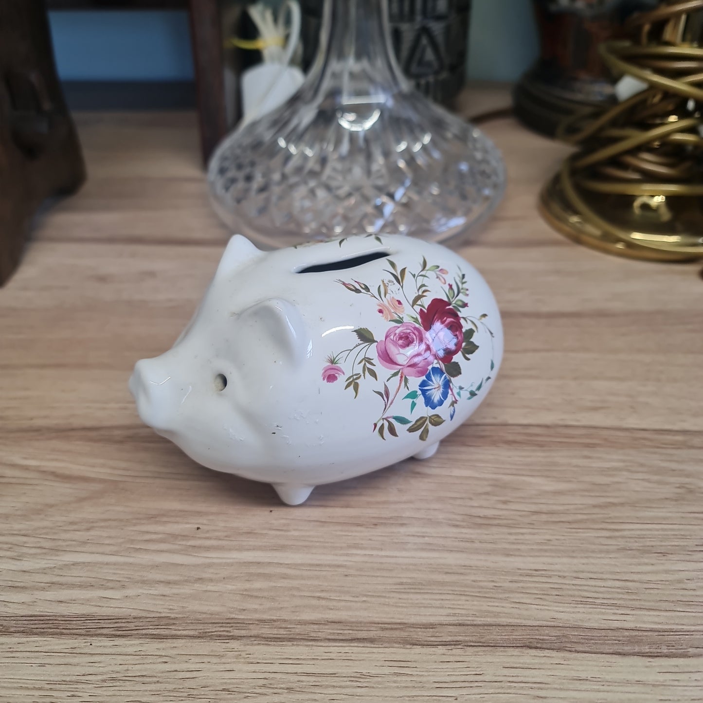 Vintage porcelain piggy bank