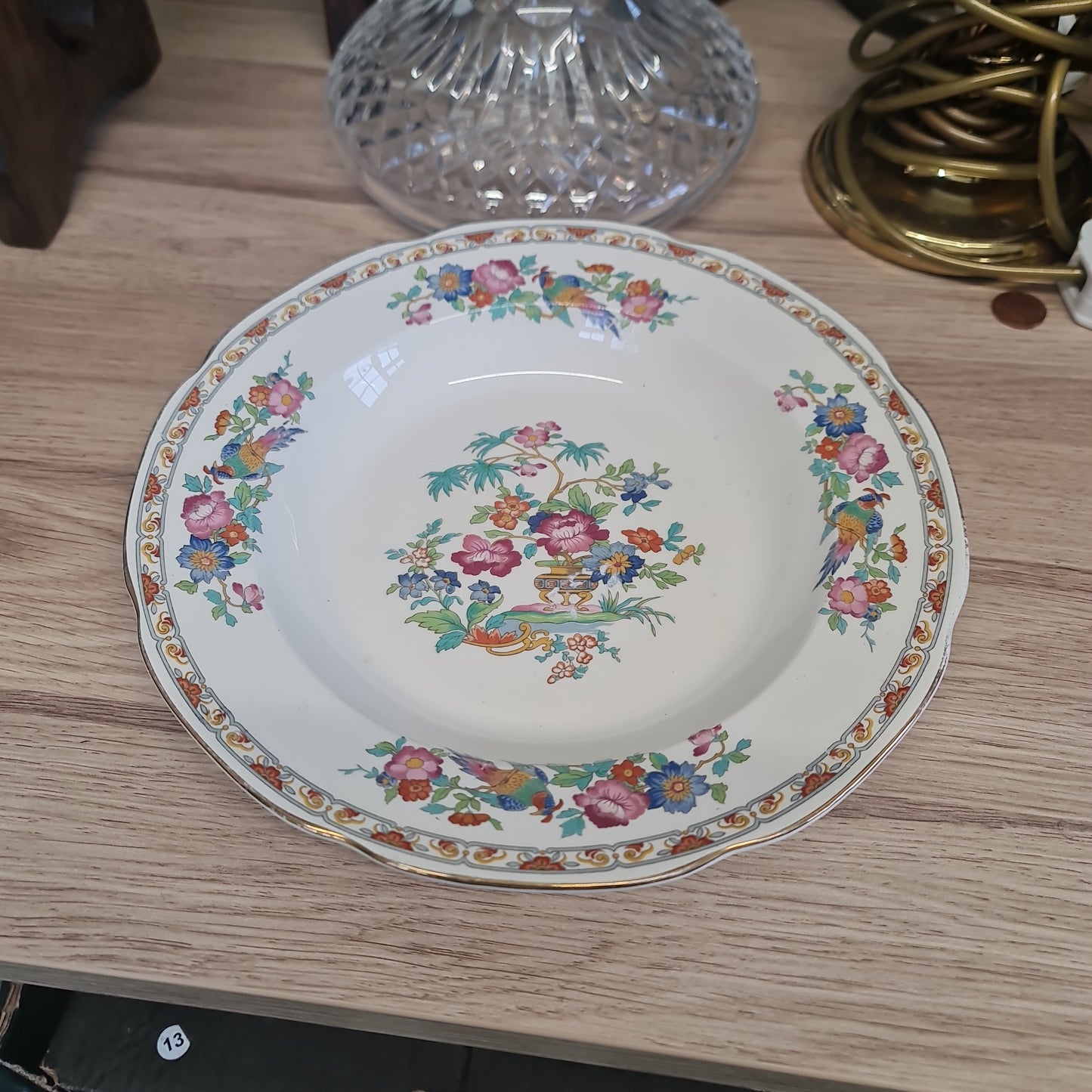 Beautiful Keeling & Co Losol ware chintz pasta bowl