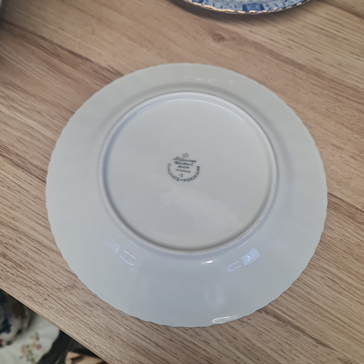 Seltmann Weiden blue and white 1860 20cm plate