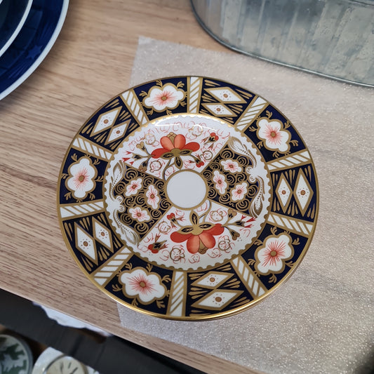 1976 Royal Crown Derby Imari Handpainted Plate 16 cm