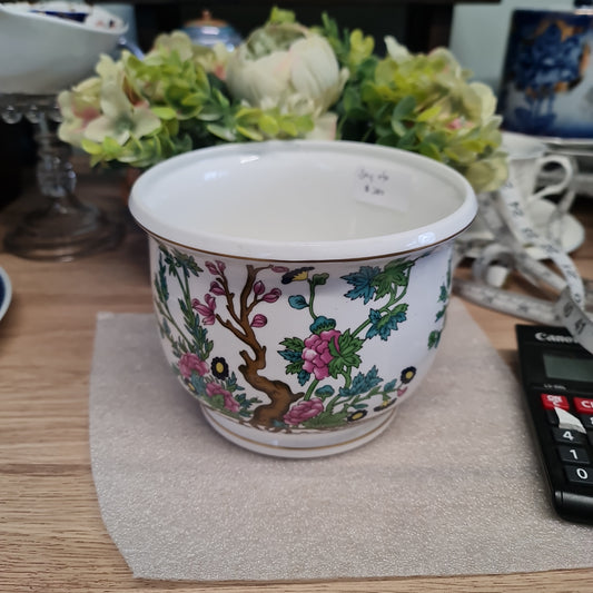 Rare Coalport Indian Tree plant pot