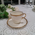 Royal Doulton Vintage Ivory Gold coffee set  -VGC