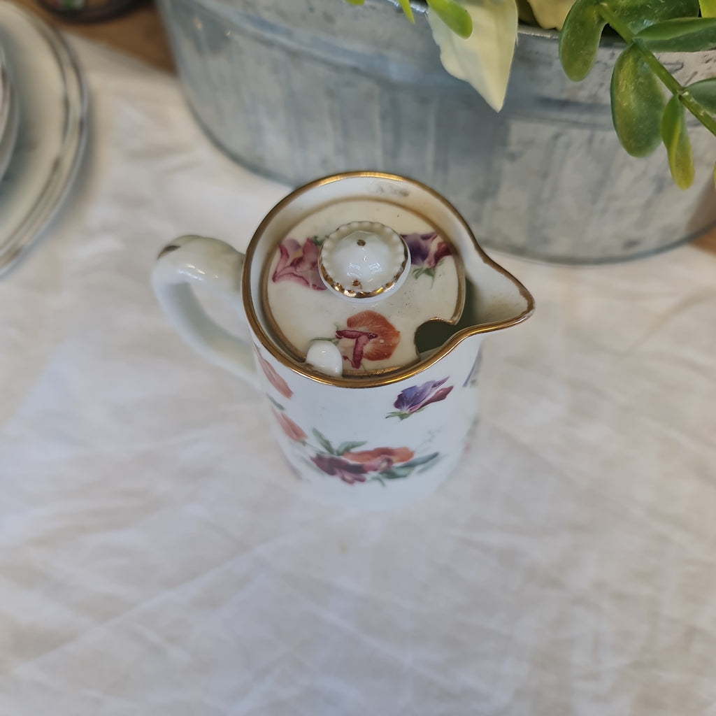 Rare Hammersley sweet pea milk jug