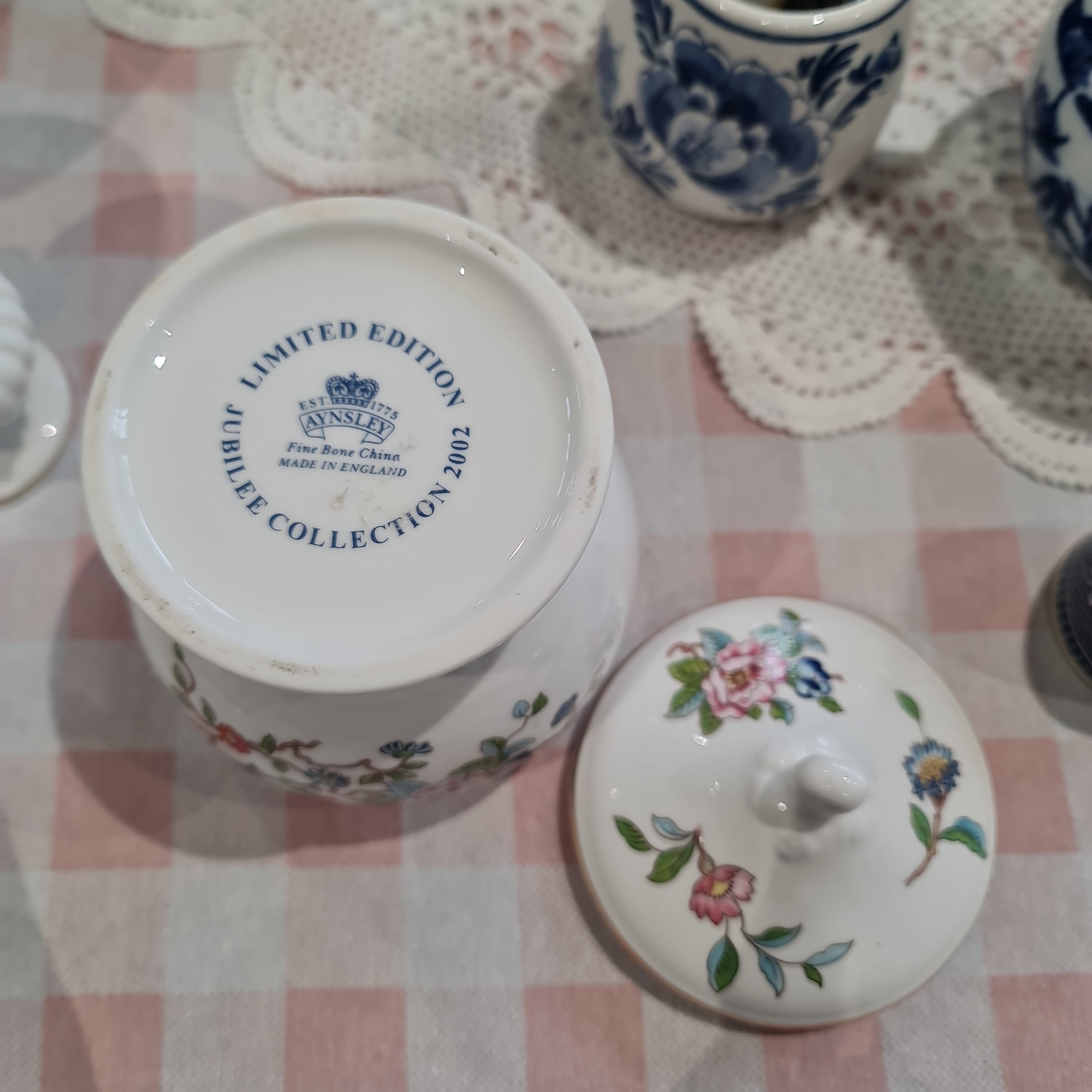 Aynsley limited edition canister with lid