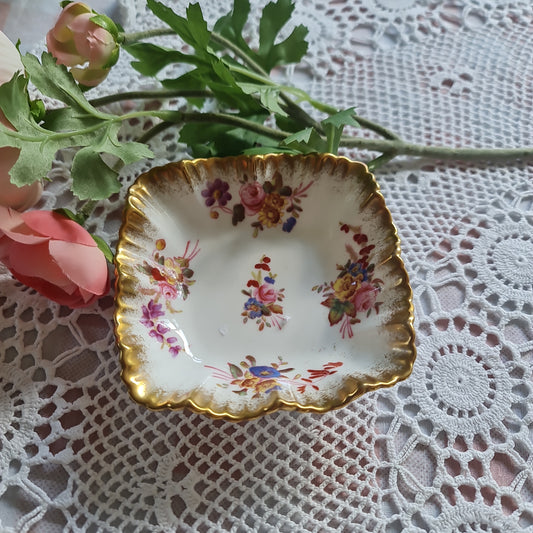 Beautiful Hammersley trinket Square dish