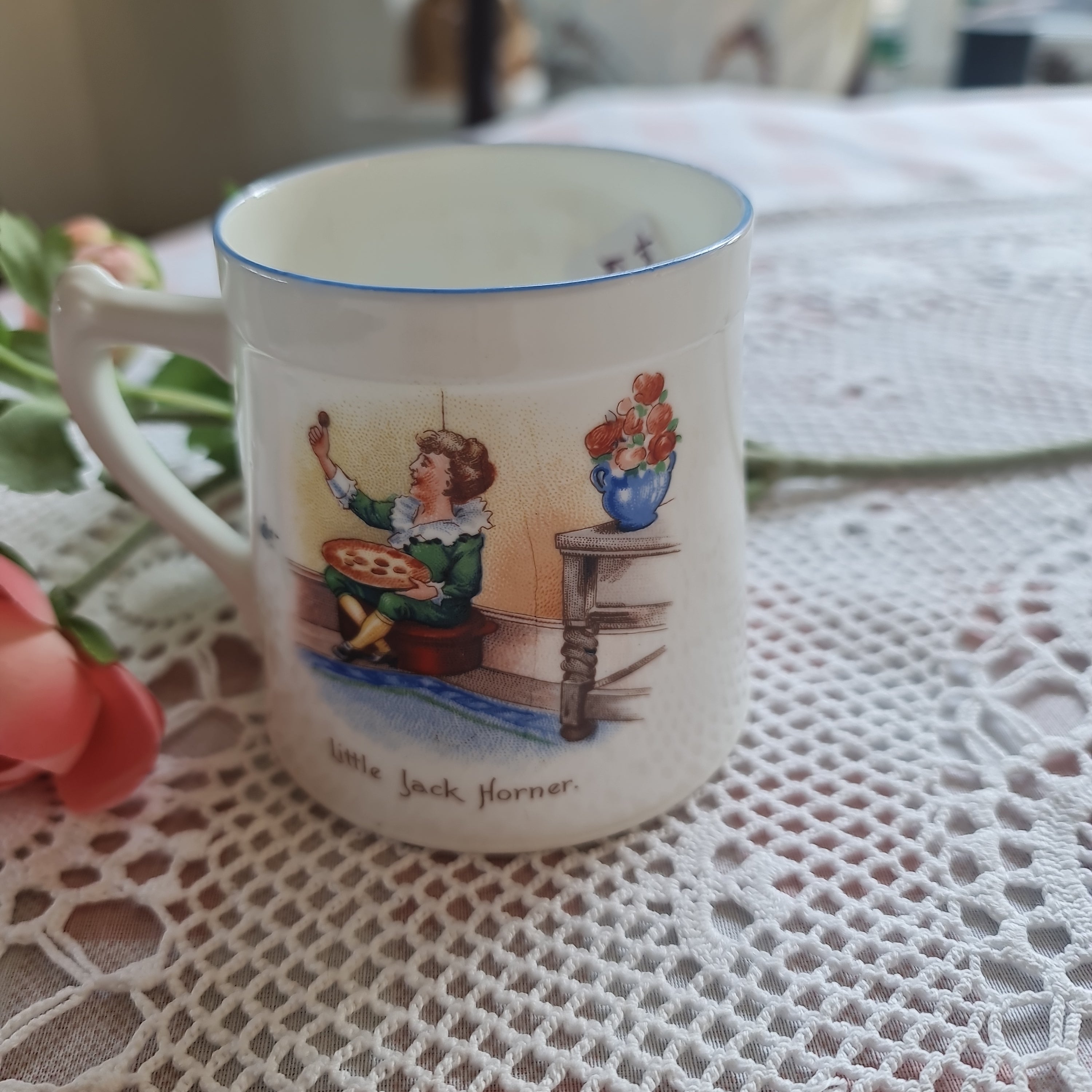Vintage Gladstone fine bone china mug - humpty dumpty