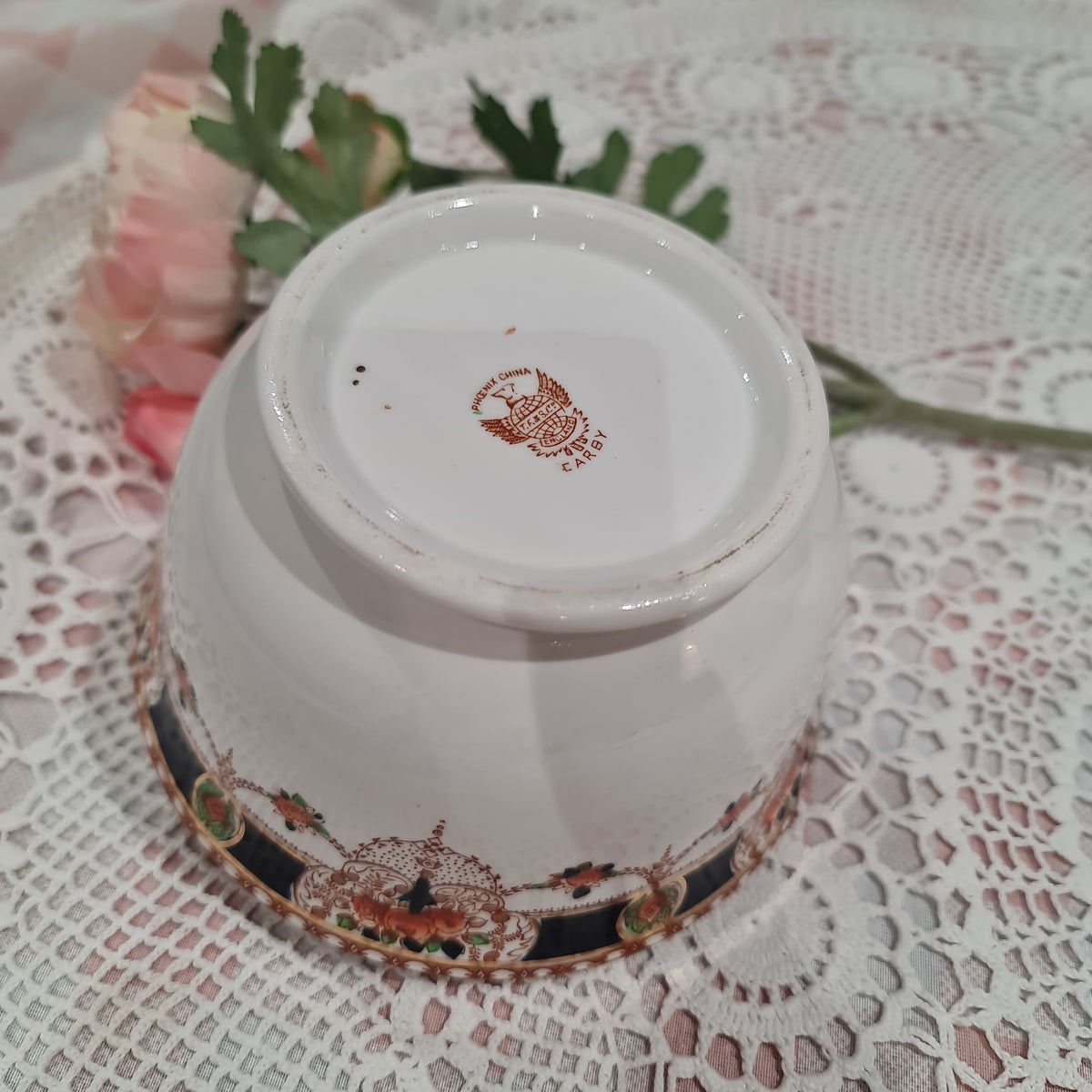 Rare Antique Thomas Forester & Sons "Darby" Phoenix China Ware bowl