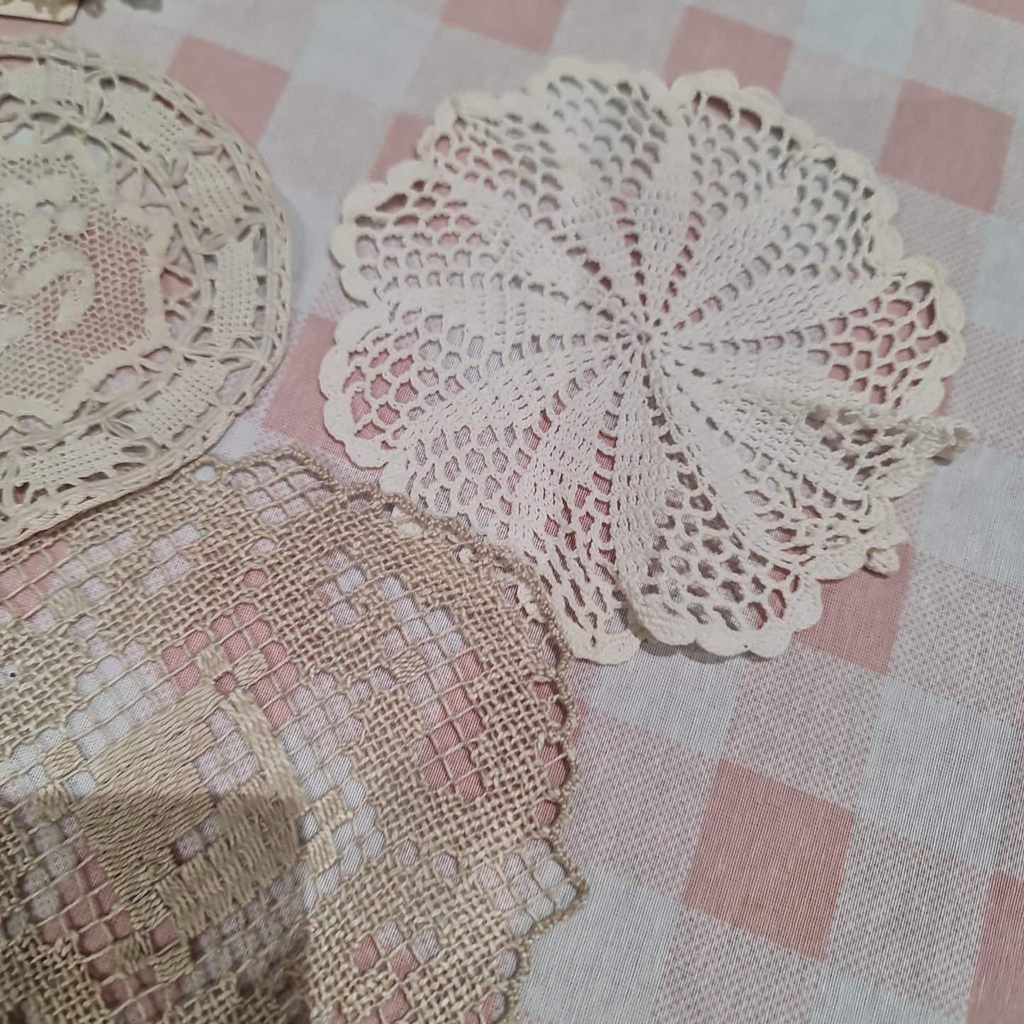 Assorted Lace and crochet Dolly