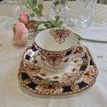 Vintage Phoenix Imari fine bone china tea set trio