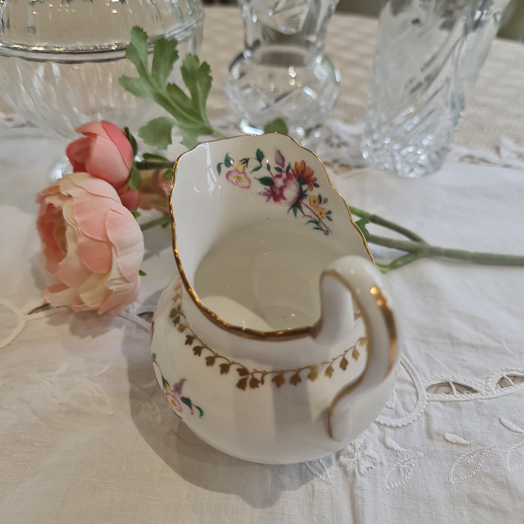 Vintage Fine Bone China Milk Jug