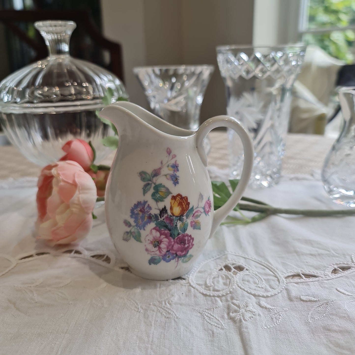 Vintage Fine Bone China Milk Jug