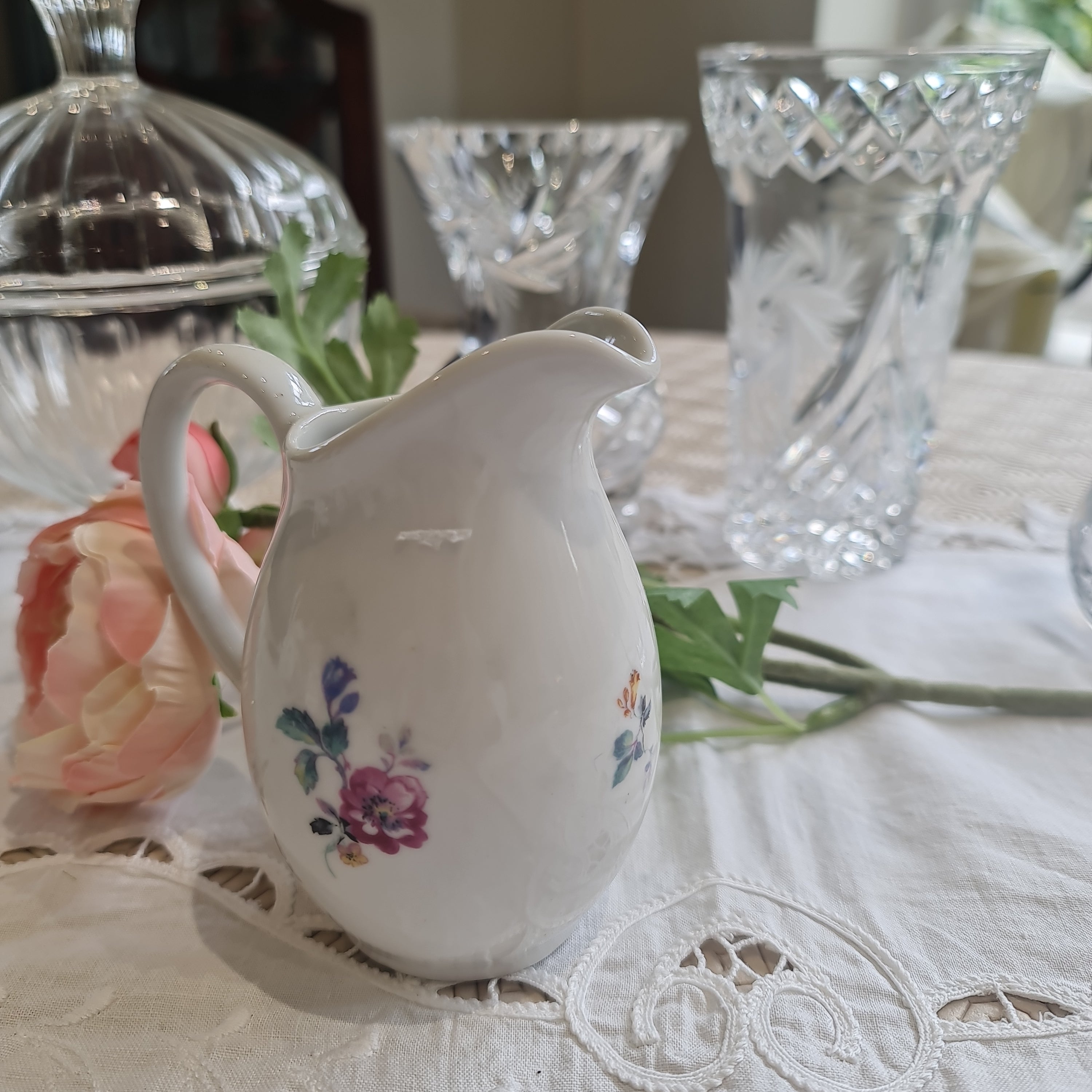 Vintage Fine Bone China Milk Jug