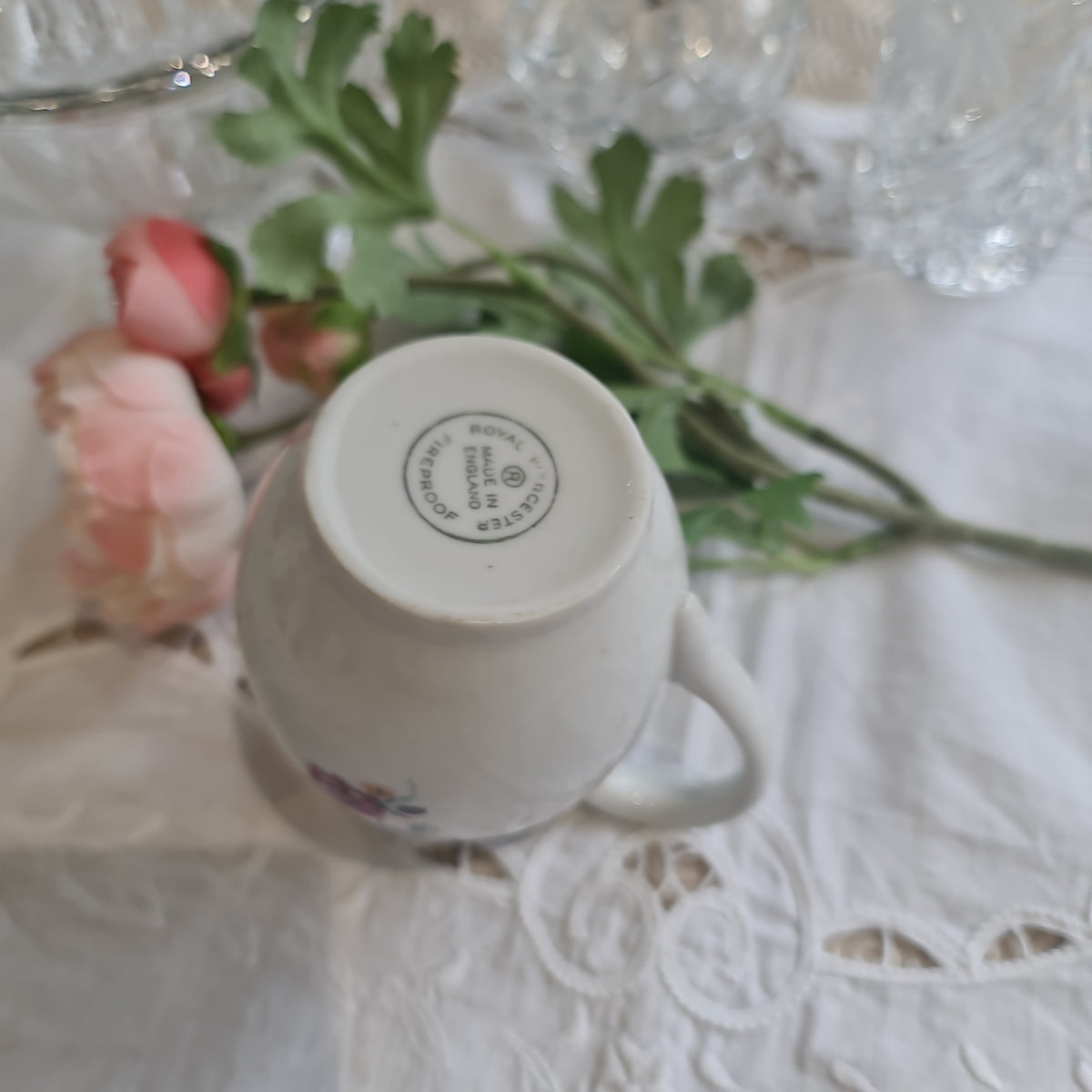 Vintage Fine Bone China Milk Jug