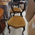 Victoria parlour chair ,finely  handcrafted , sitting on cabriole feet