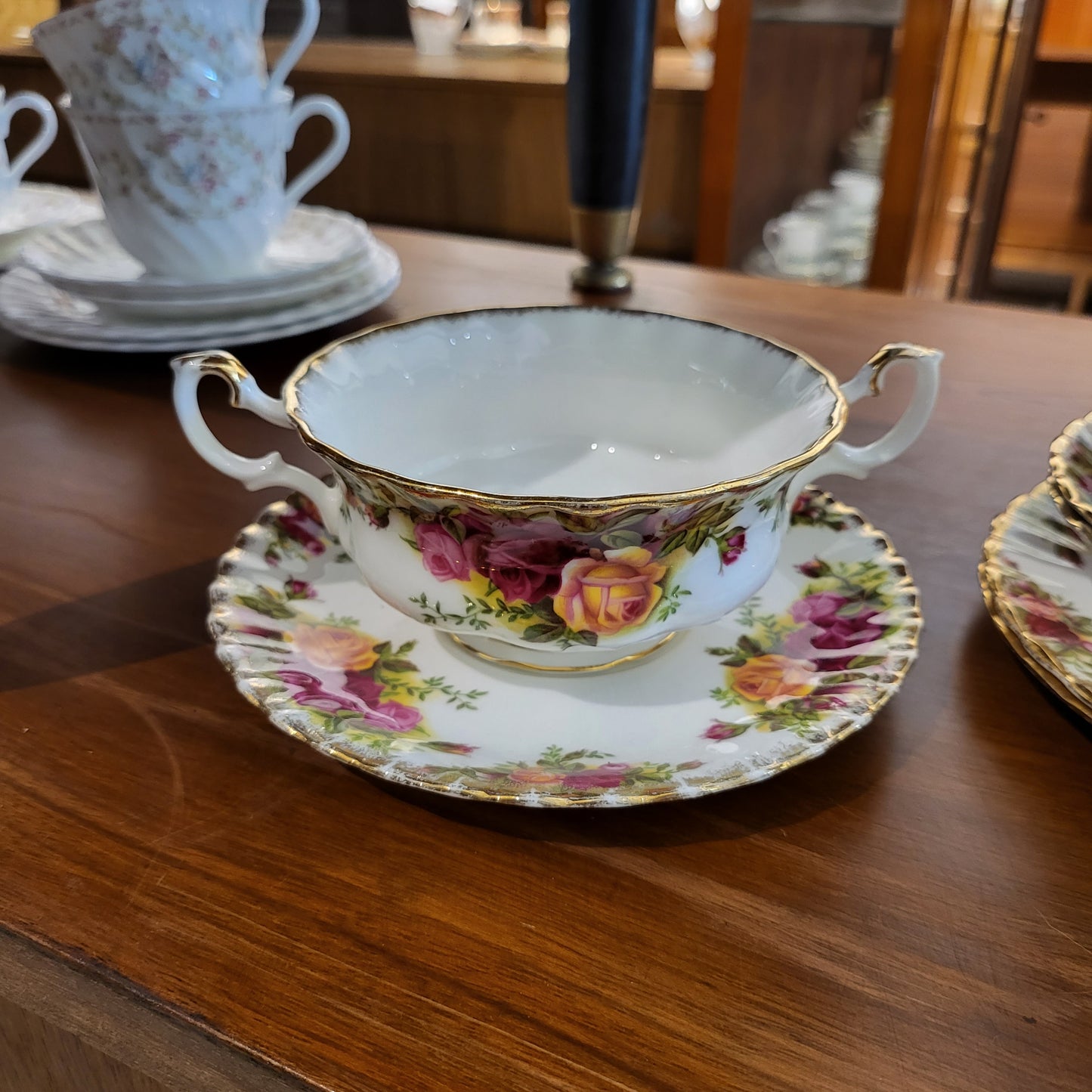 Royal Albert Old Country Rose Soup Bowl