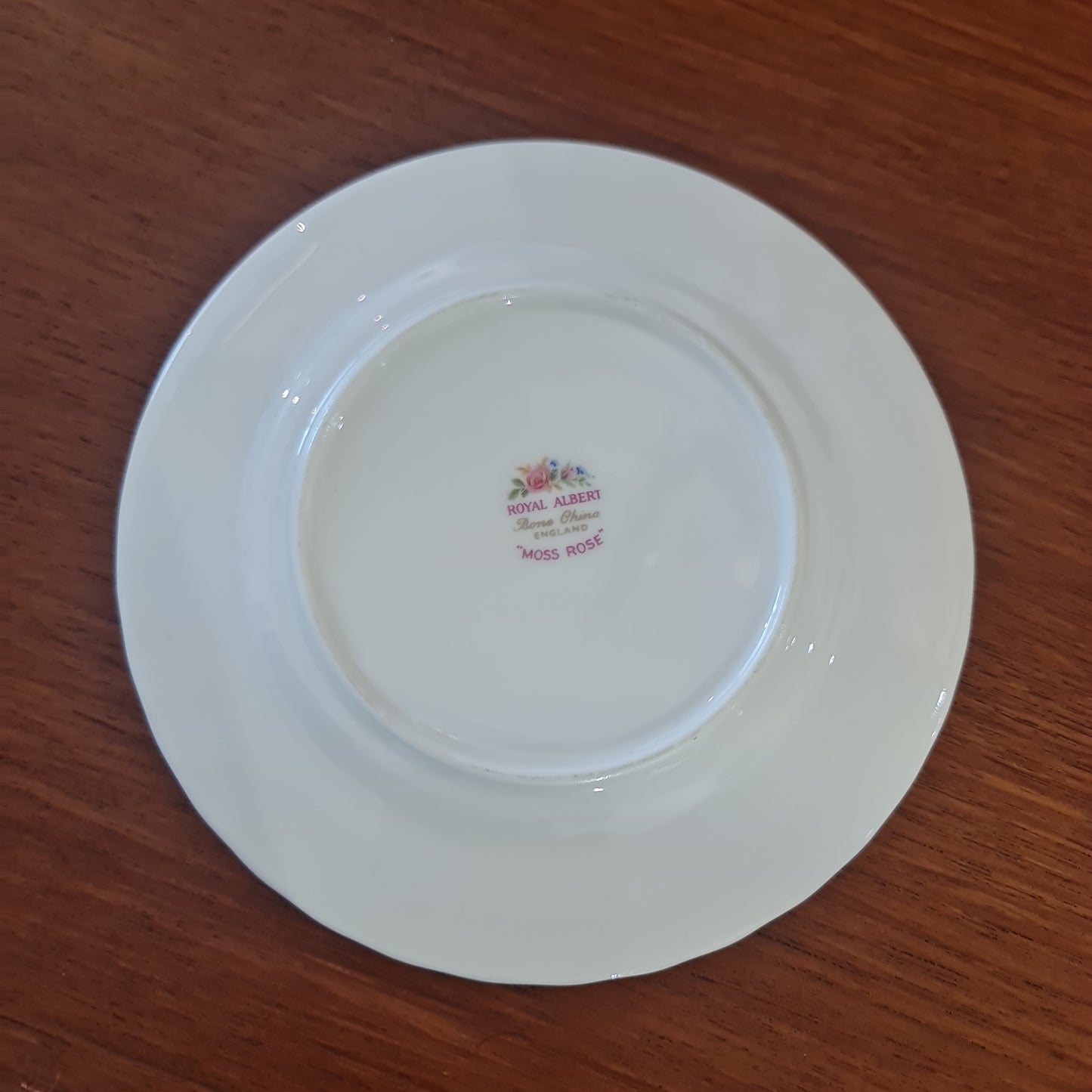 Royal Albert Moss rose desert plate