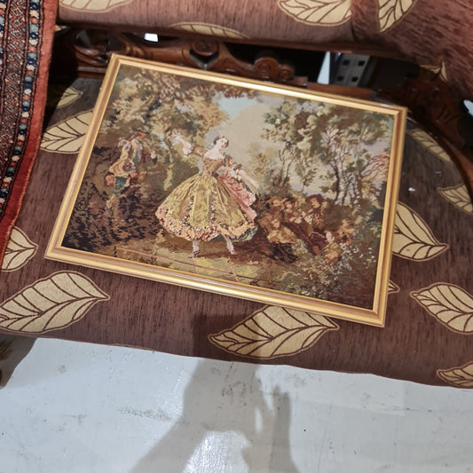 Vintage  needle point wall art