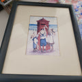 Red post box painting