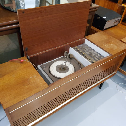 Mid century imperial radiogram console with turn table