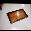 Vintage dark wood folable table