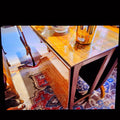 Mid centry high gloss drop leaf dinning table