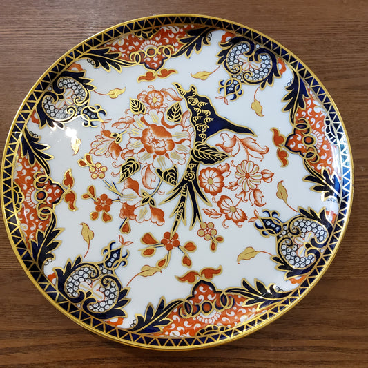 1916 Royal Crown Derby Imari Handpainted Plate