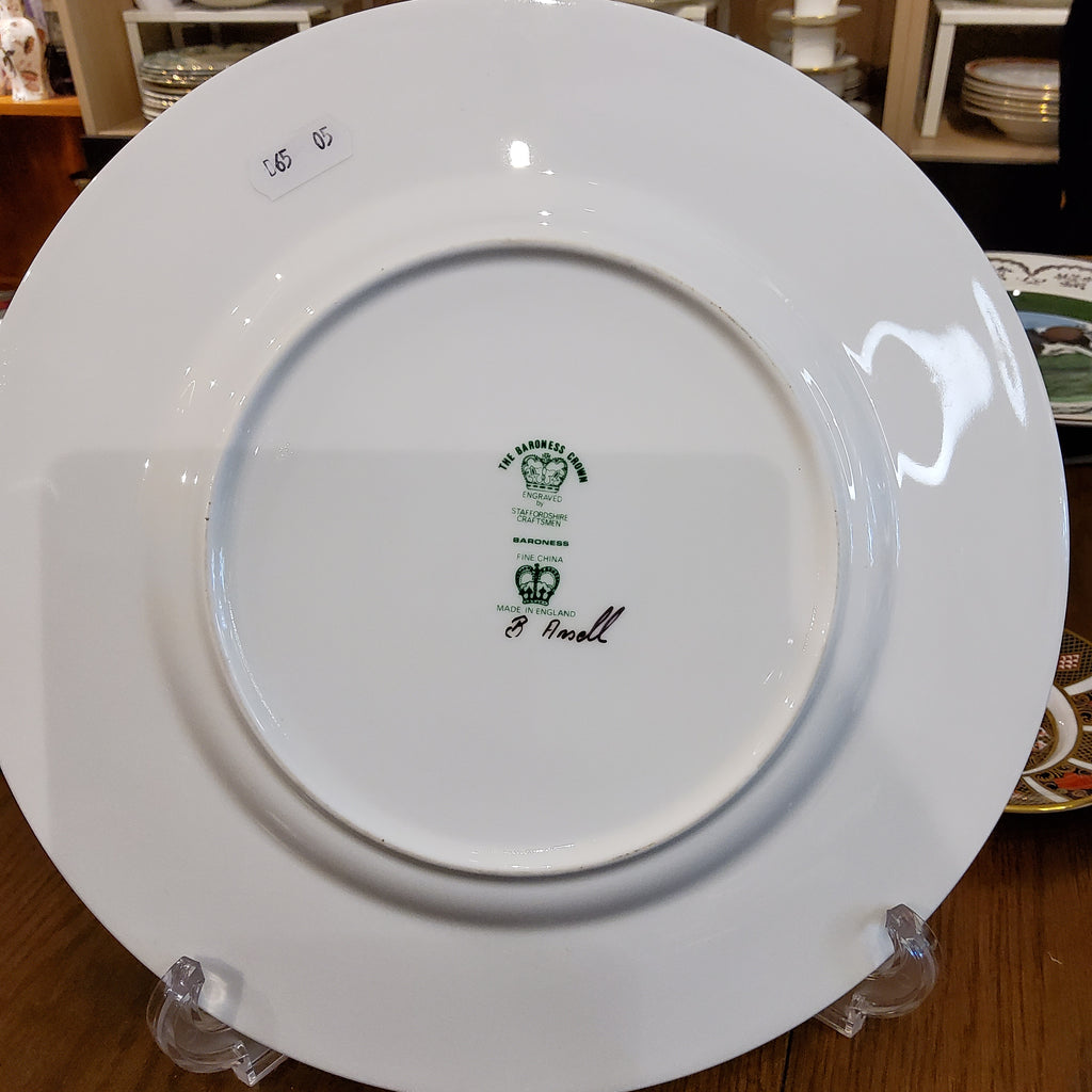 The Baroness Crown Imari style Plate