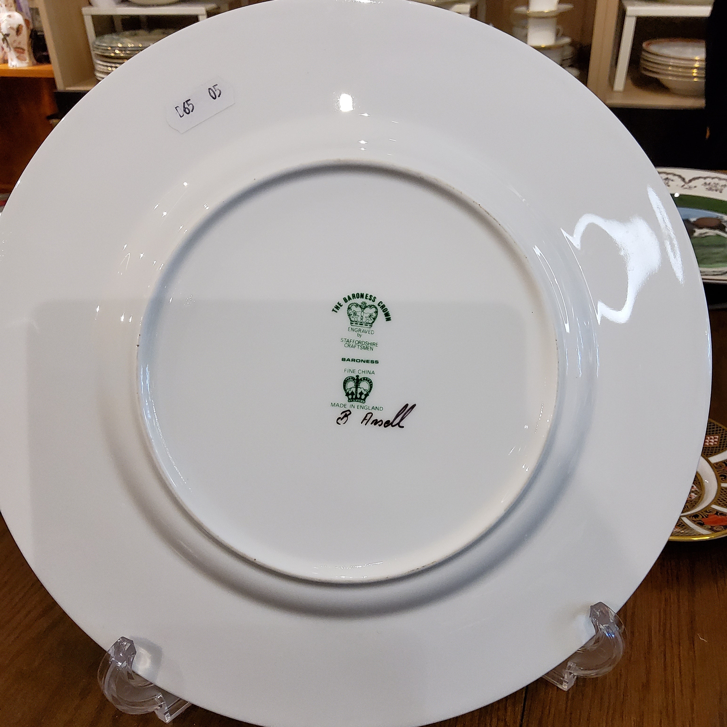 The Baroness Crown Imari style Plate