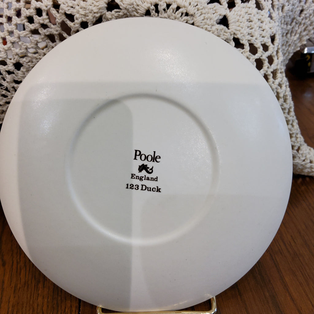 Poole Pottery Decorative Plate - Wild Duck Shooting by Currier & Ives