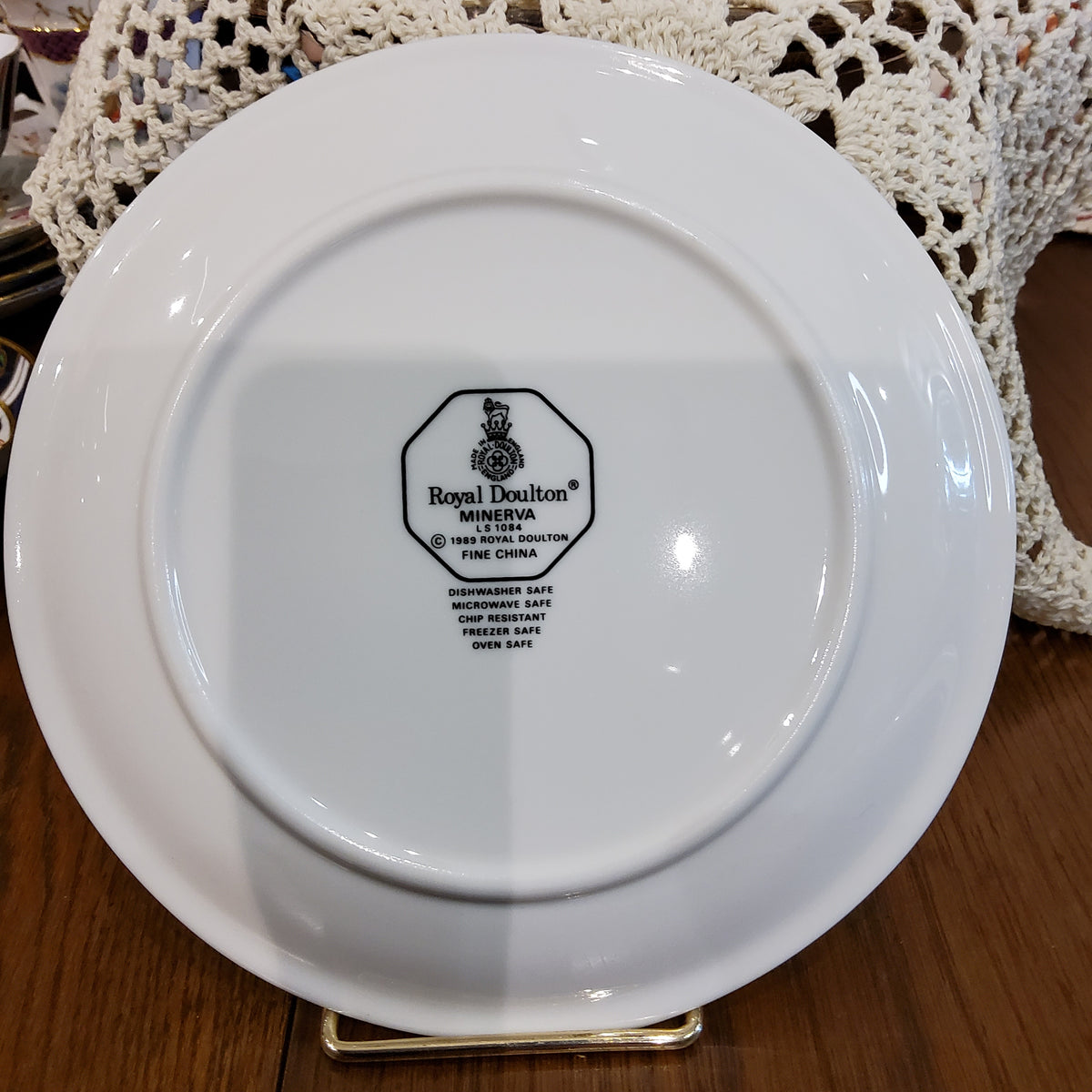Royal Doulton Fine China Plate - Mirnerva Pattern