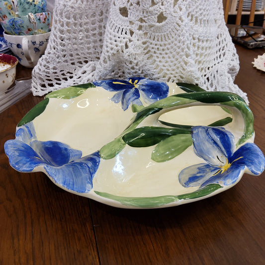 Hand-painted Irish Divided Dish