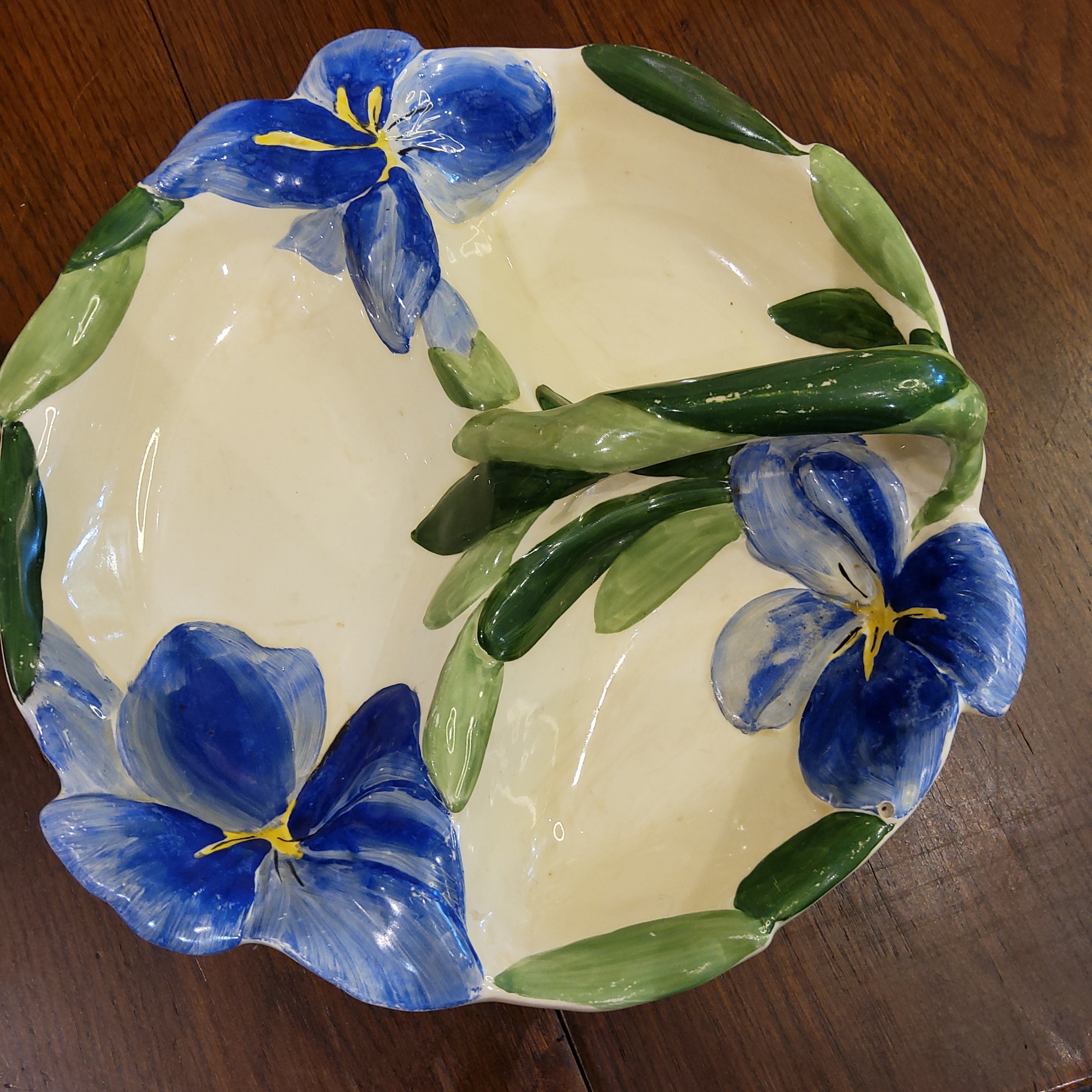 Hand-painted Irish Divided Dish