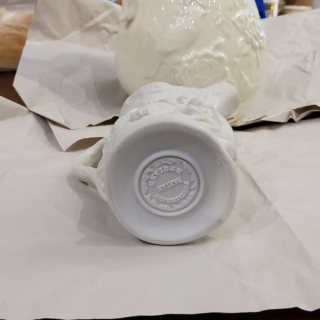 White Parian Ware Decorative Jug