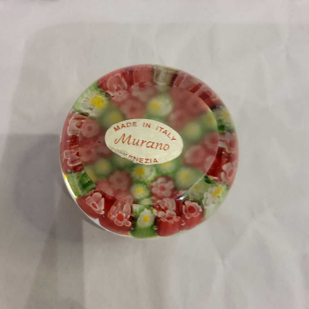 Murano Millefiori Papwerweight