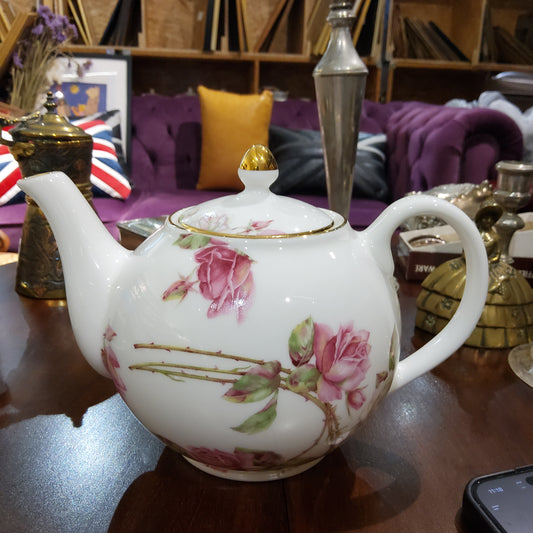 Aynsley Rose Pattern Teapot